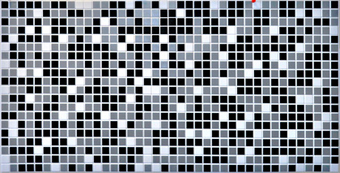 Декоративная панель ПВХ Мозайка черная оптом